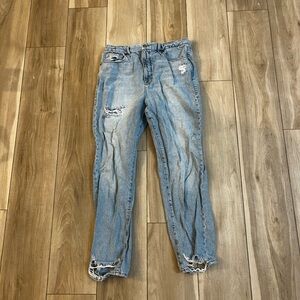 Good American Light Blue Straight Leg Jeans
